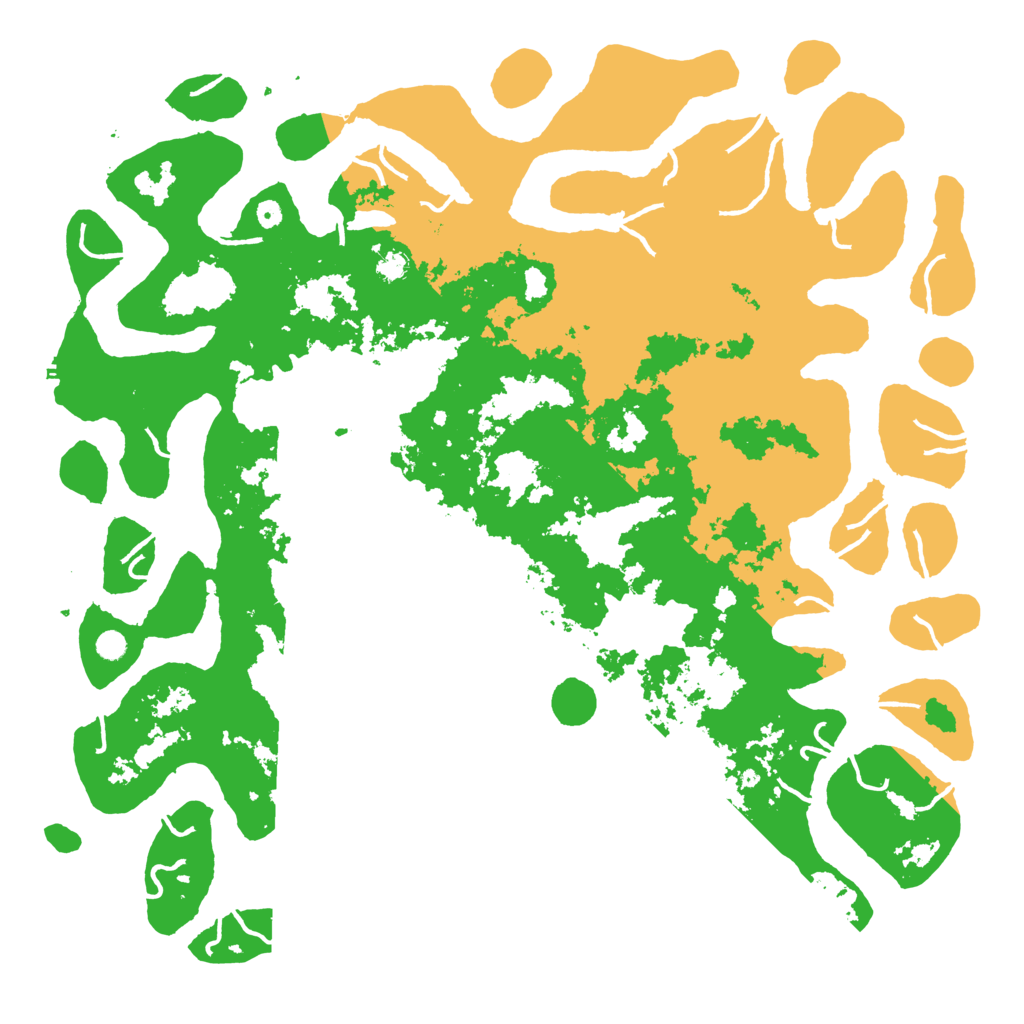 Biome Rust Map: Procedural Map, Size: 6000, Seed: 10643264