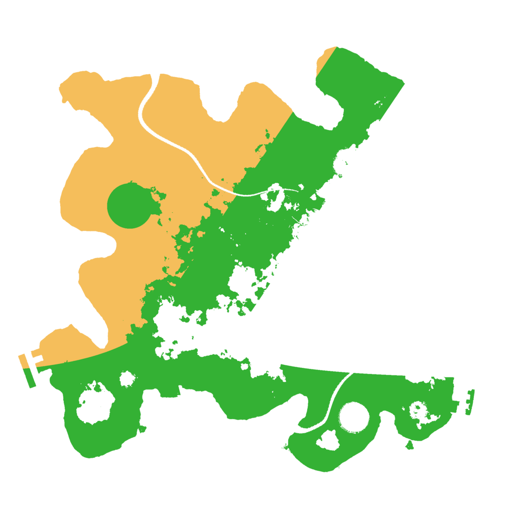 Biome Rust Map: Procedural Map, Size: 3000, Seed: 969934527