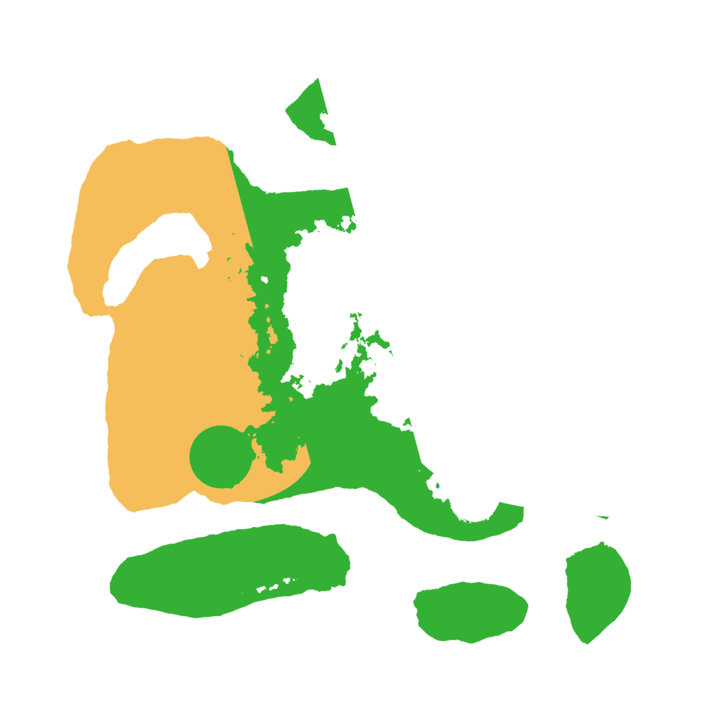 Biome Rust Map: Barren, Size: 3000, Seed: 6351829