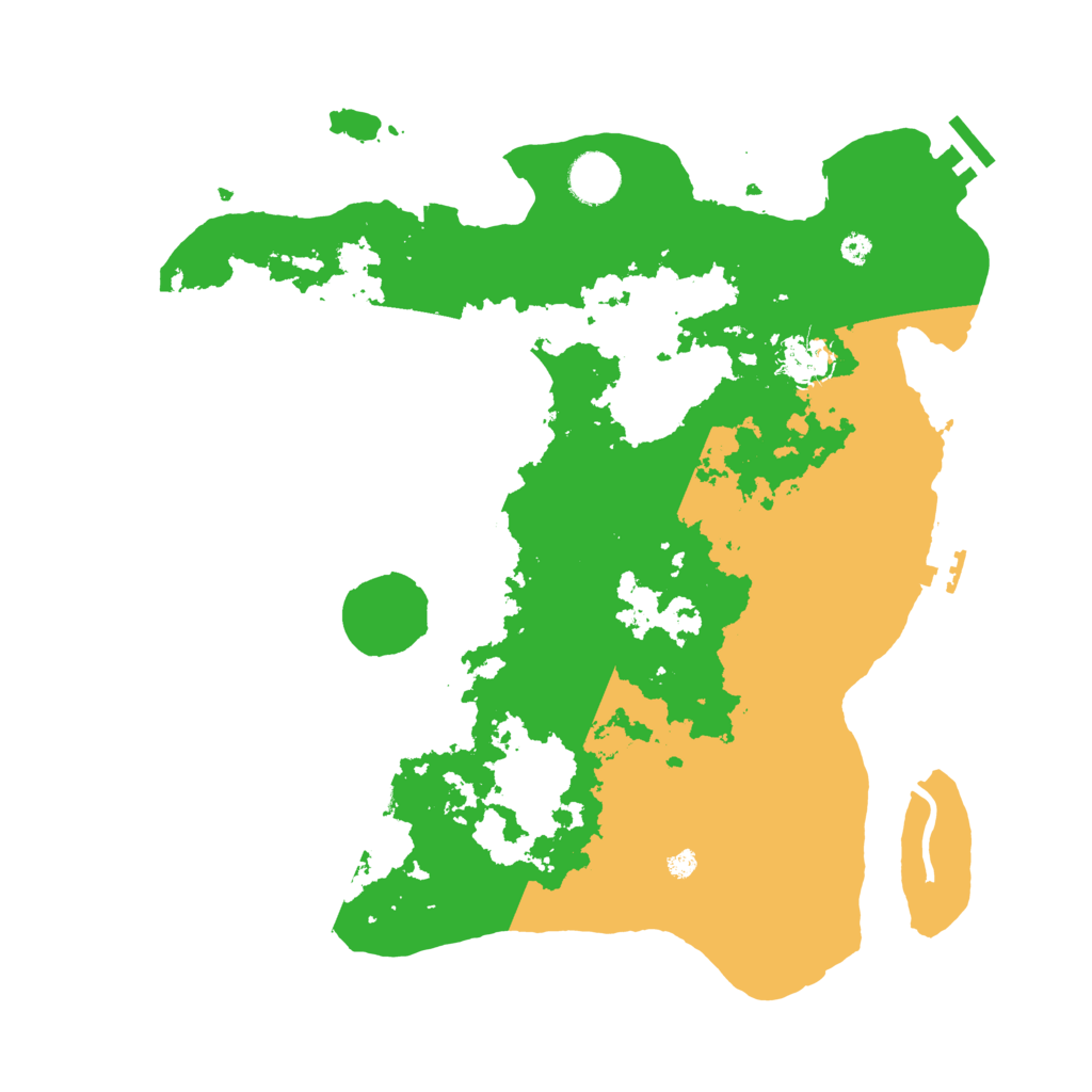 Biome Rust Map: Procedural Map, Size: 3700, Seed: 4647693