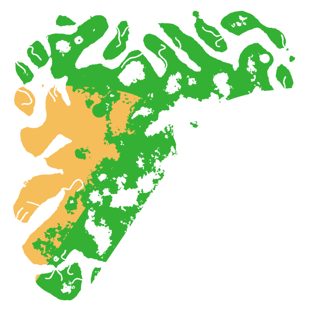 Biome Rust Map: Procedural Map, Size: 6000, Seed: 437440990