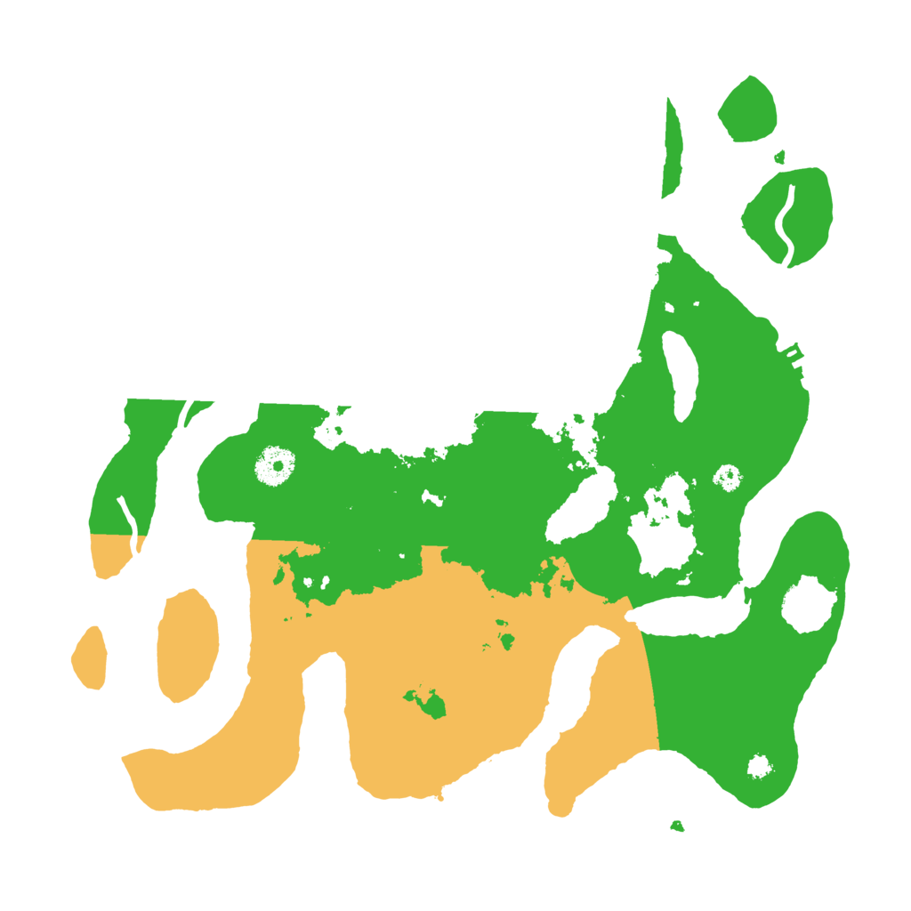 Biome Rust Map: Procedural Map, Size: 3500, Seed: 3627720