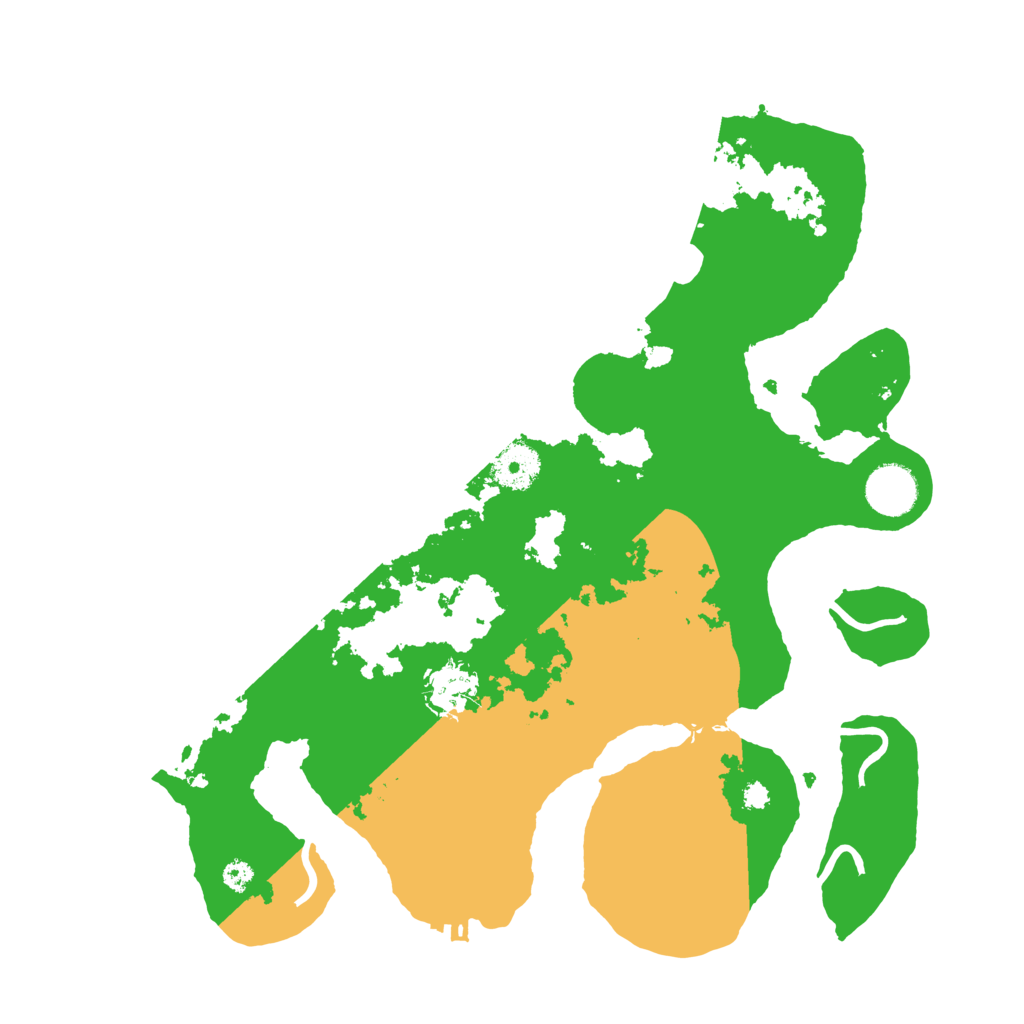 Biome Rust Map: Procedural Map, Size: 3500, Seed: 1383979