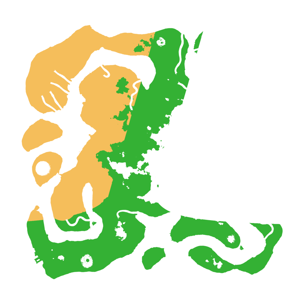 Biome Rust Map: Procedural Map, Size: 3700, Seed: 5264230