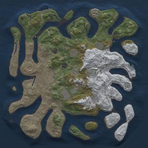 Thumbnail Rust Map: Procedural Map, Size: 4200, Seed: 1029897, 19 Monuments