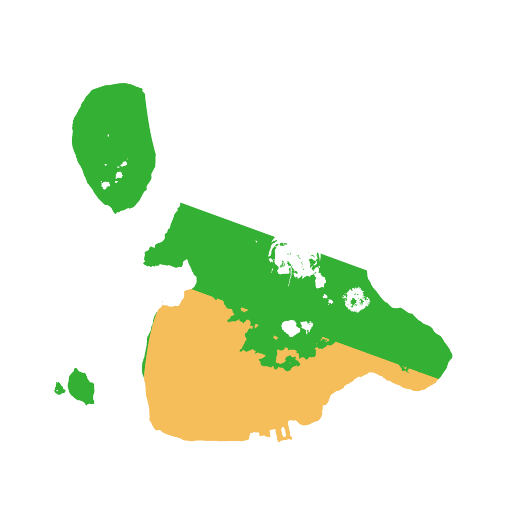 Biome Rust Map: Procedural Map, Size: 2200, Seed: 1215838300