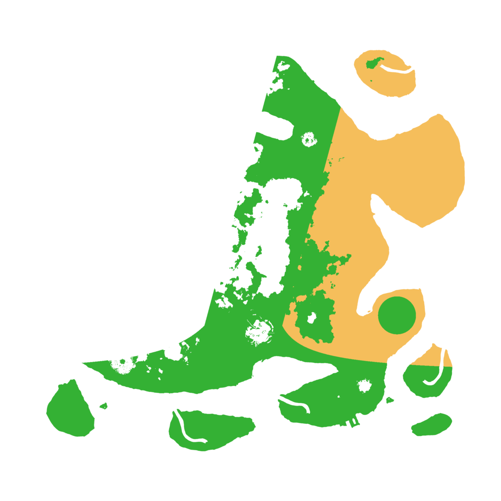 Biome Rust Map: Procedural Map, Size: 3500, Seed: 2178111