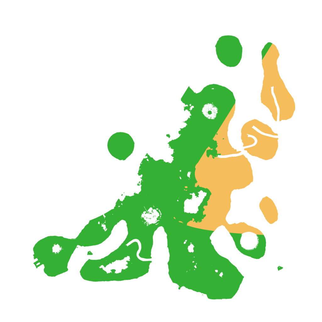 Biome Rust Map: Procedural Map, Size: 3200, Seed: 47749444