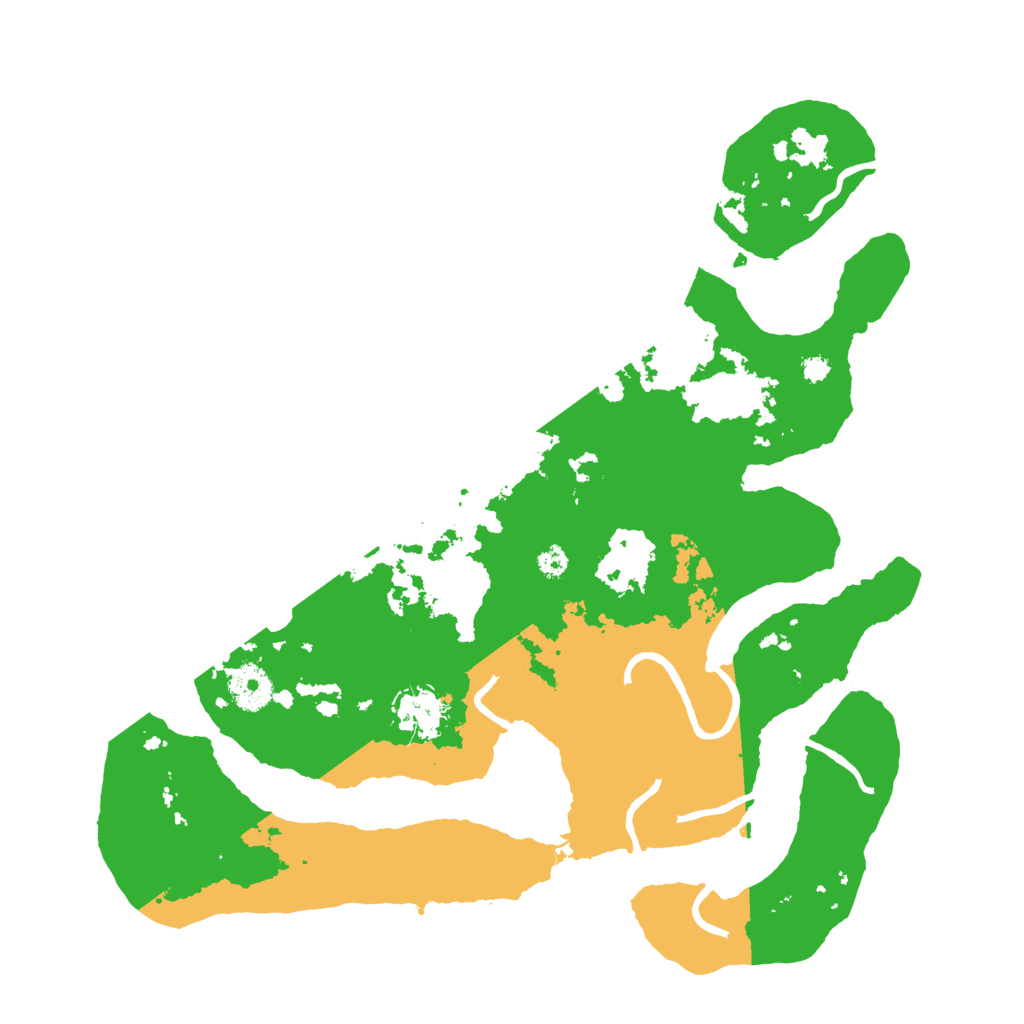 Biome Rust Map: Procedural Map, Size: 3500, Seed: 3599039