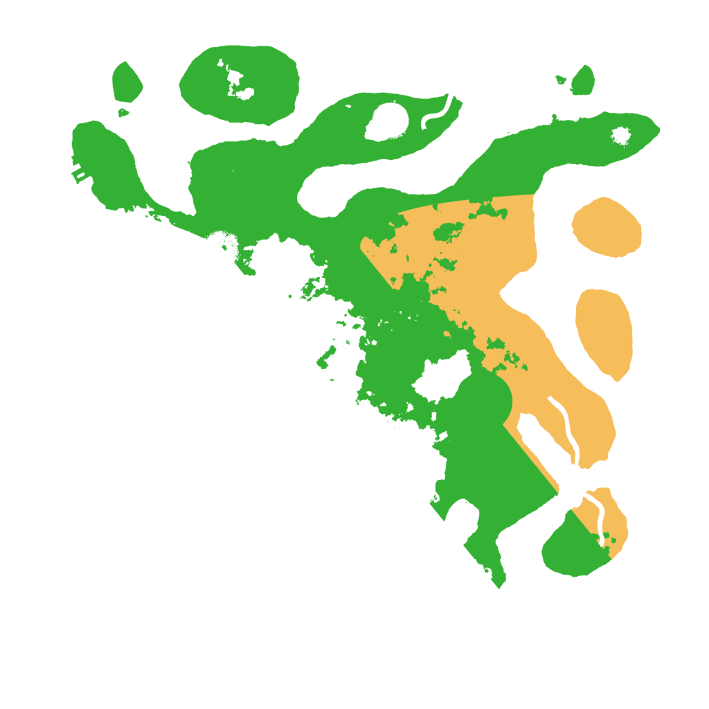 Biome Rust Map: Procedural Map, Size: 3500, Seed: 1370675