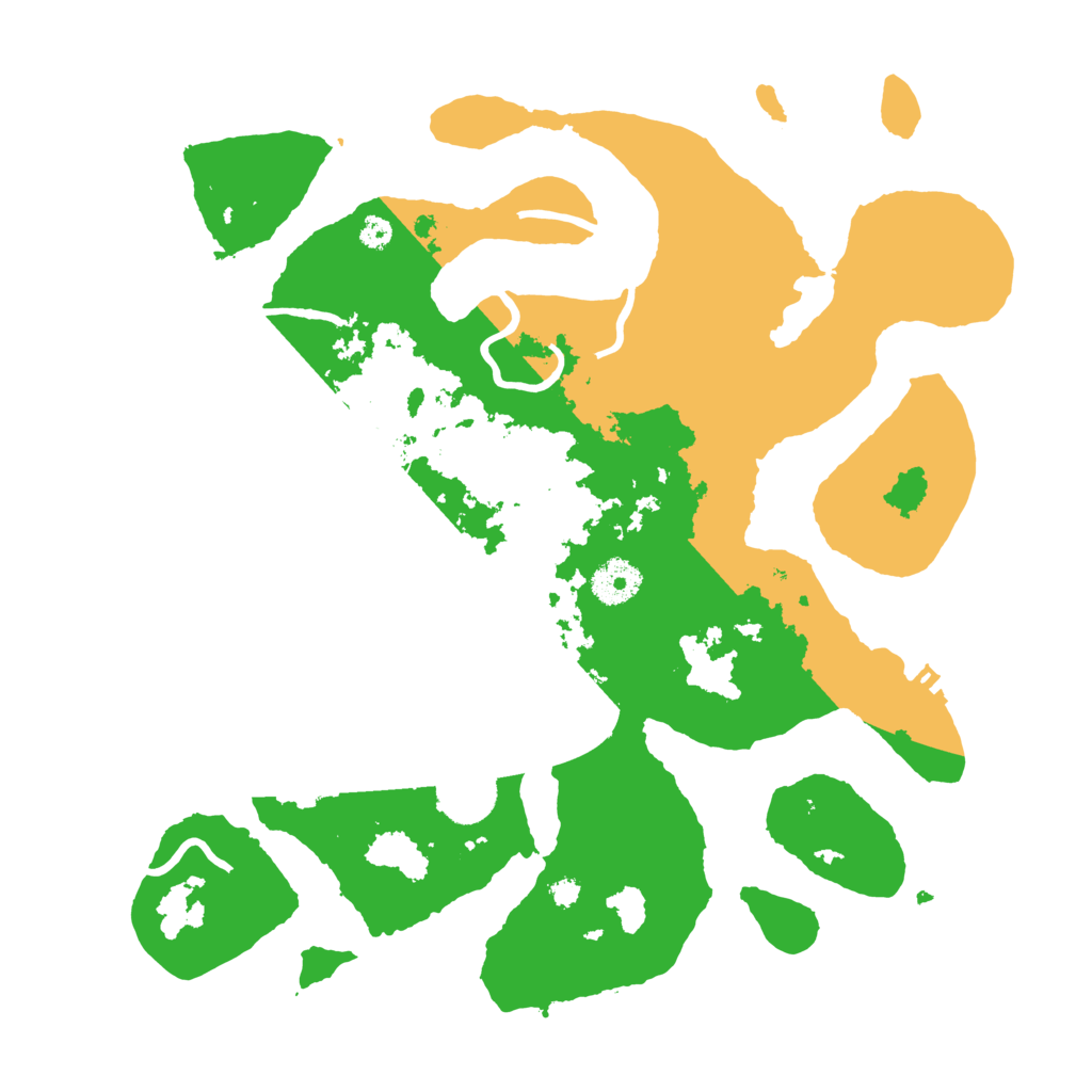 Biome Rust Map: Procedural Map, Size: 3500, Seed: 49152