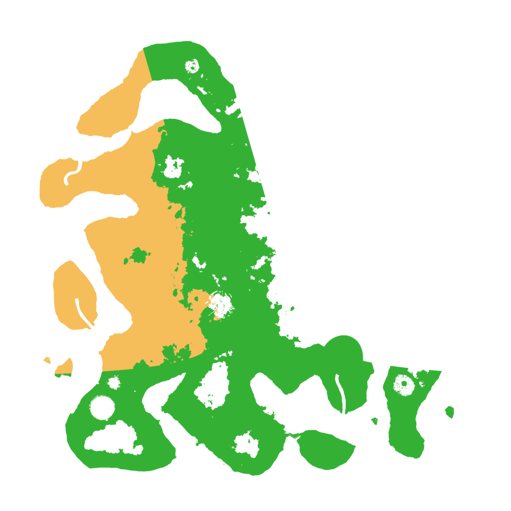 Biome Rust Map: Procedural Map, Size: 3700, Seed: 3154210