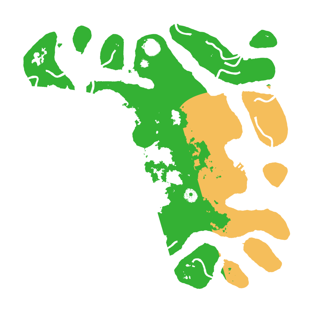 Biome Rust Map: Procedural Map, Size: 3550, Seed: 749635