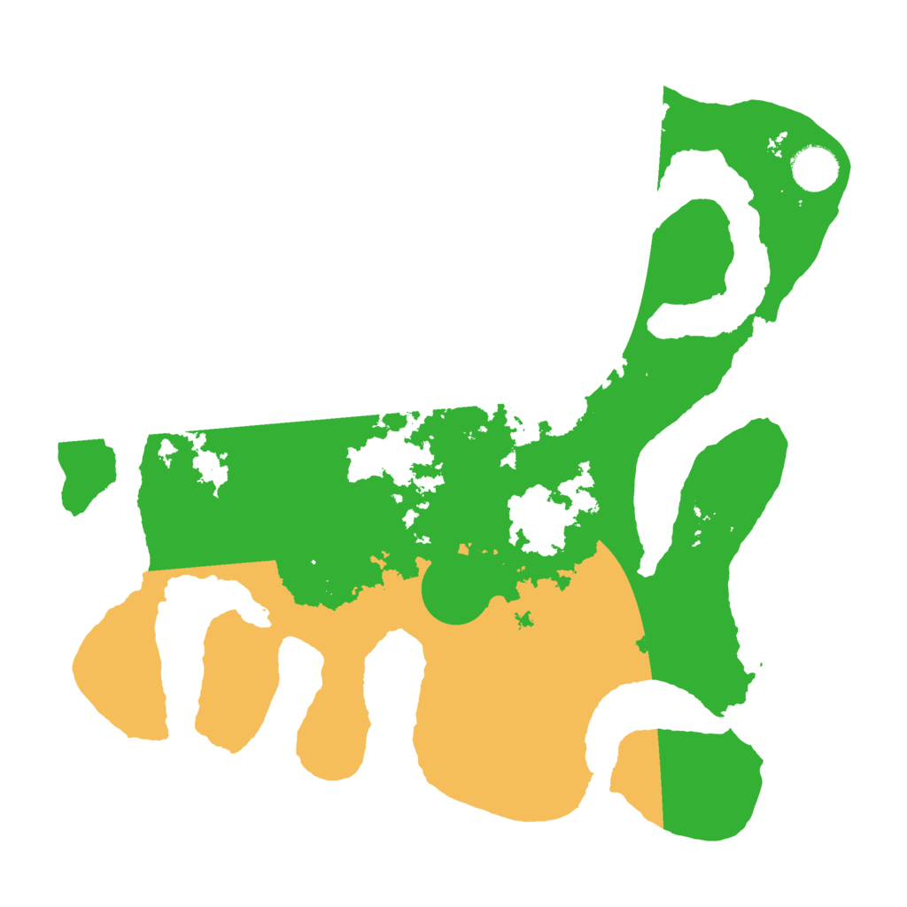 Biome Rust Map: Barren, Size: 3500, Seed: 3974488