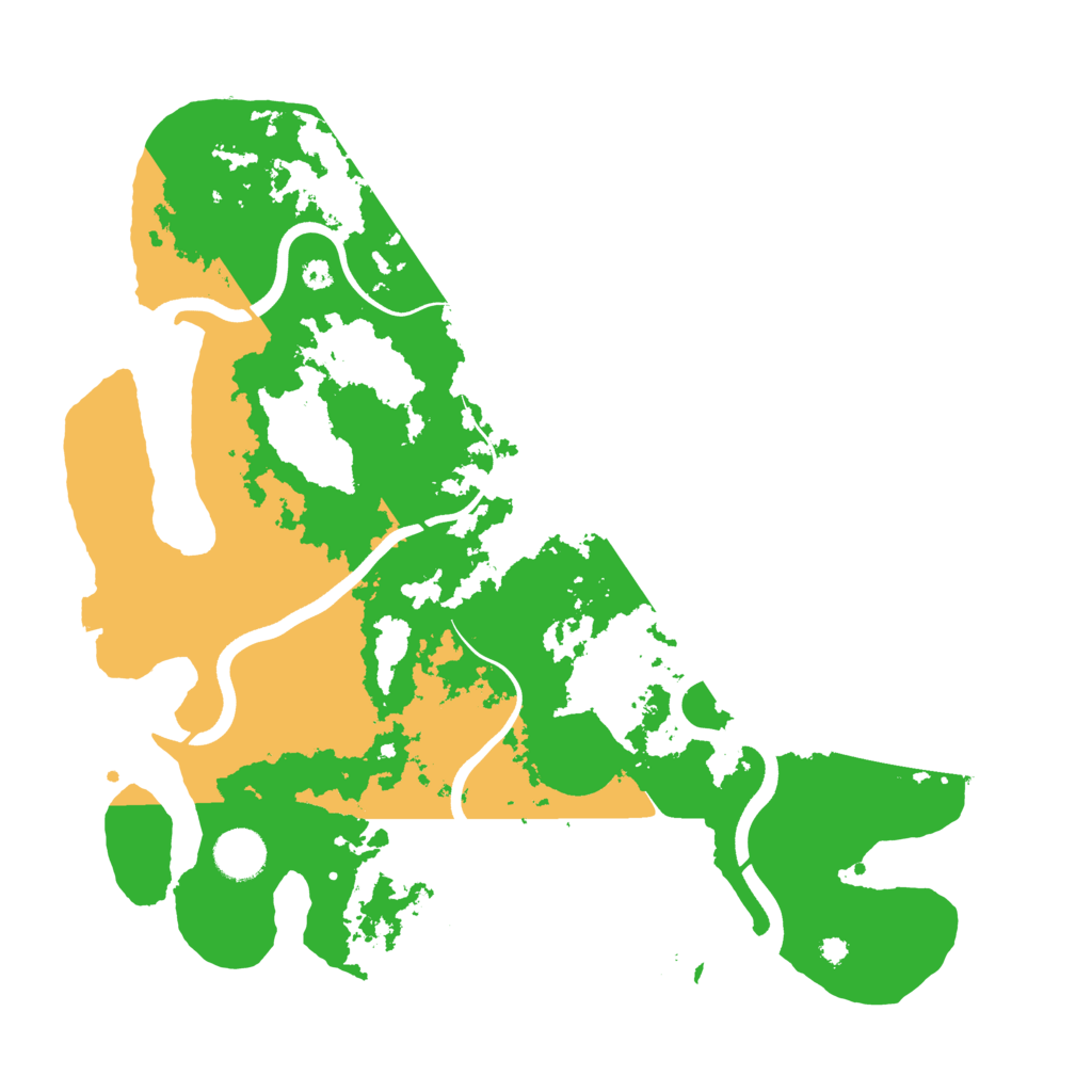 Biome Rust Map: Procedural Map, Size: 3700, Seed: 6148942