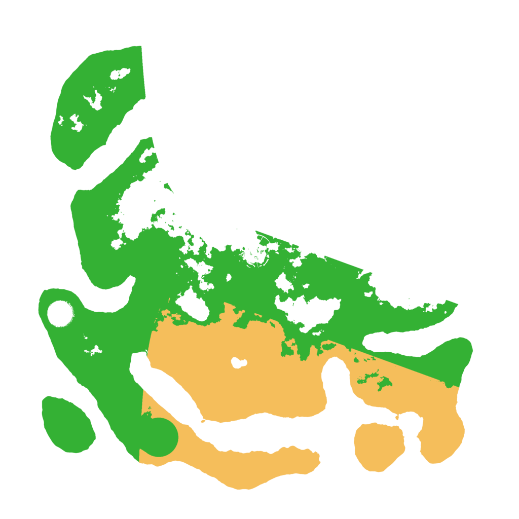 Biome Rust Map: Barren, Size: 3500, Seed: 5084935