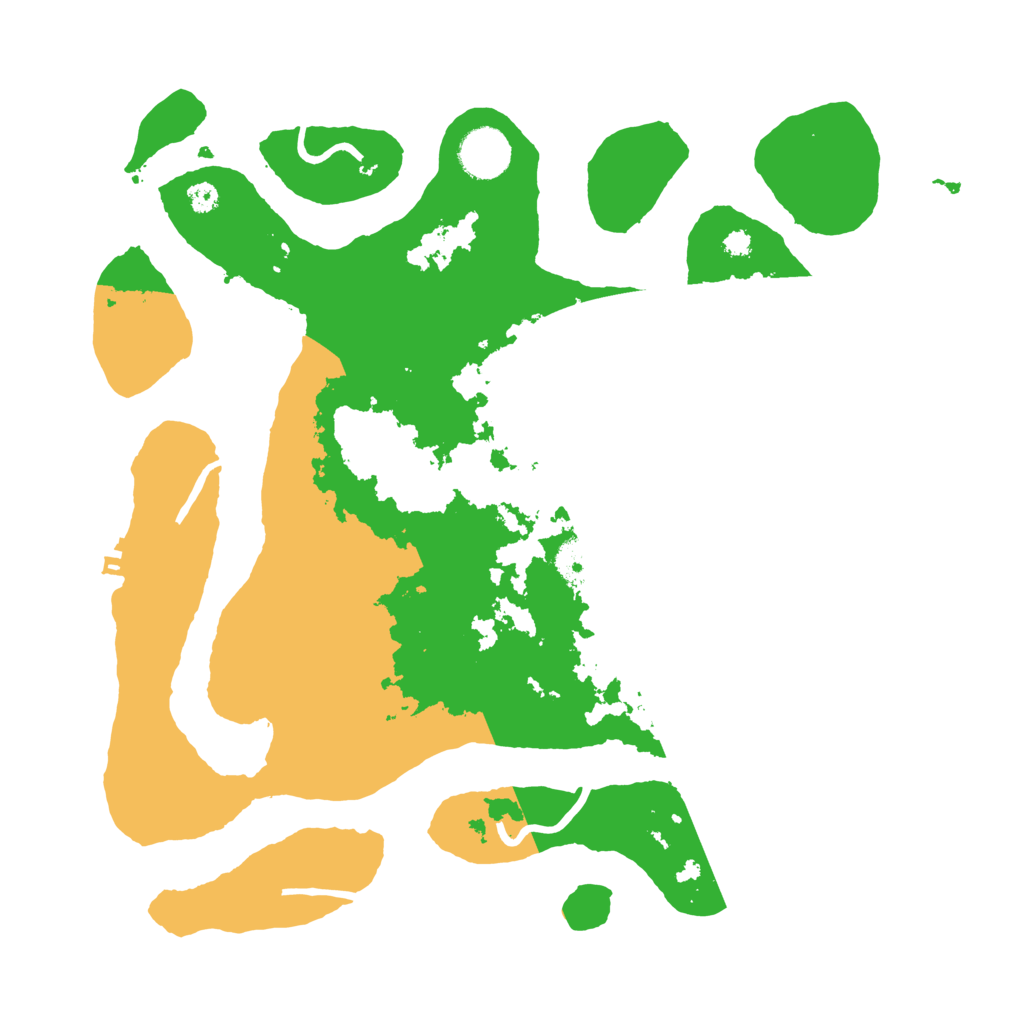 Biome Rust Map: Procedural Map, Size: 3500, Seed: 3078770