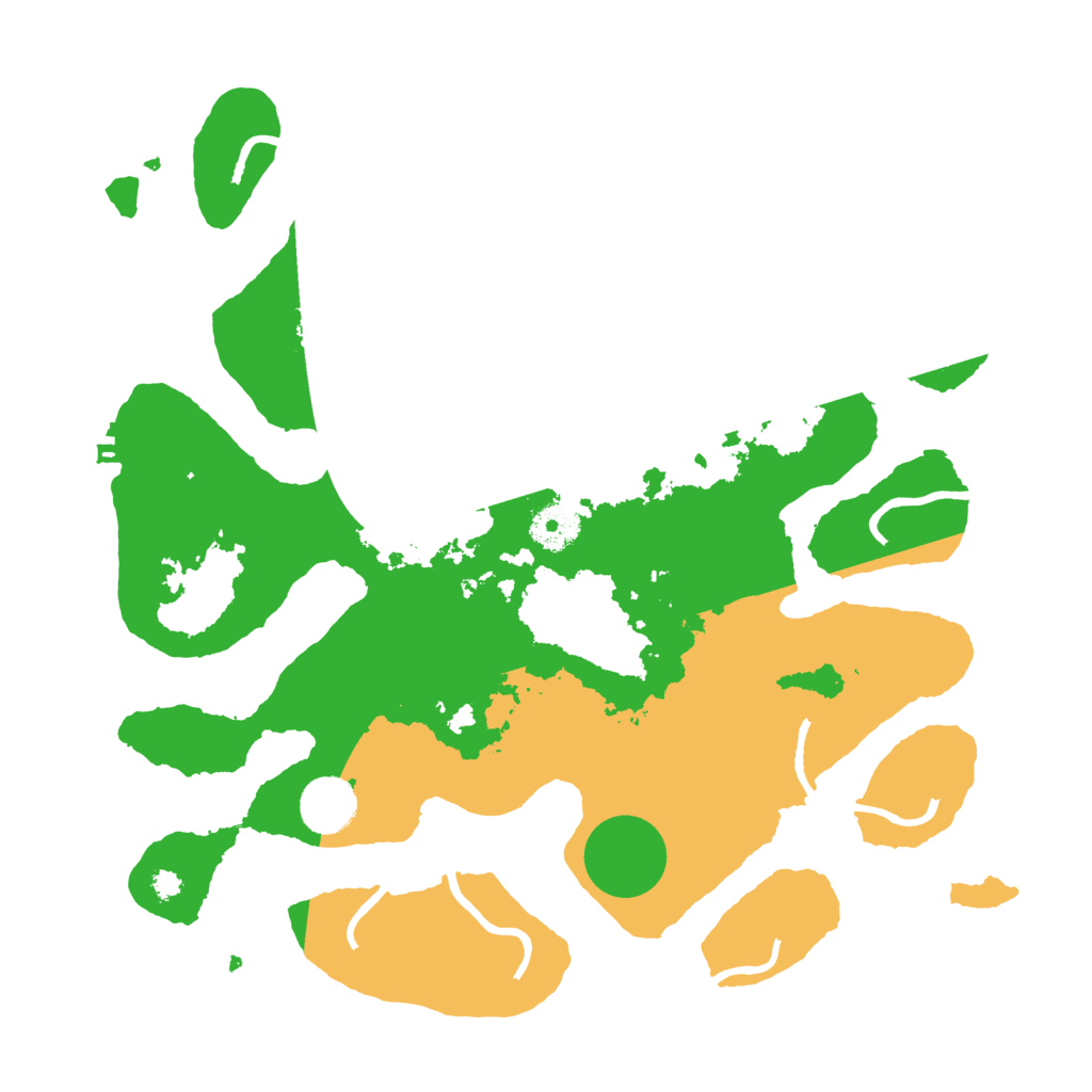 Biome Rust Map: Procedural Map, Size: 3500, Seed: 1793147