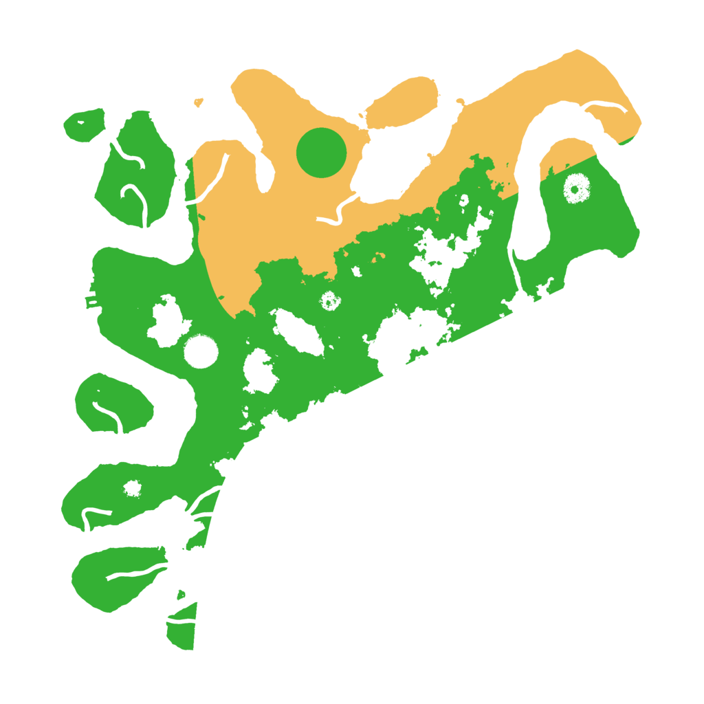 Biome Rust Map: Procedural Map, Size: 3700, Seed: 5005522