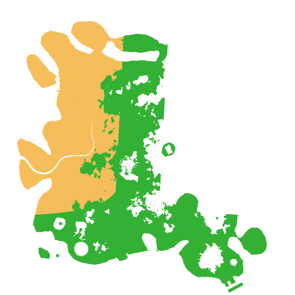 Biome Rust Map: Procedural Map, Size: 3700, Seed: 403376