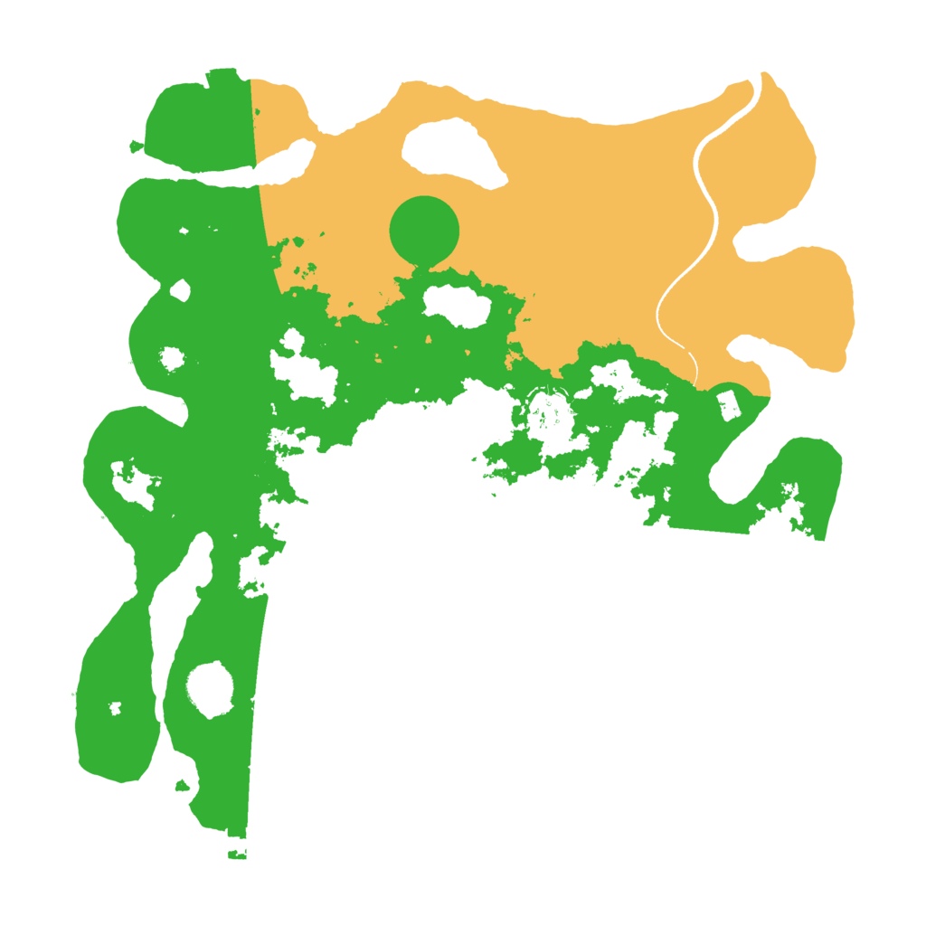 Biome Rust Map: Procedural Map, Size: 3500, Seed: 4624411