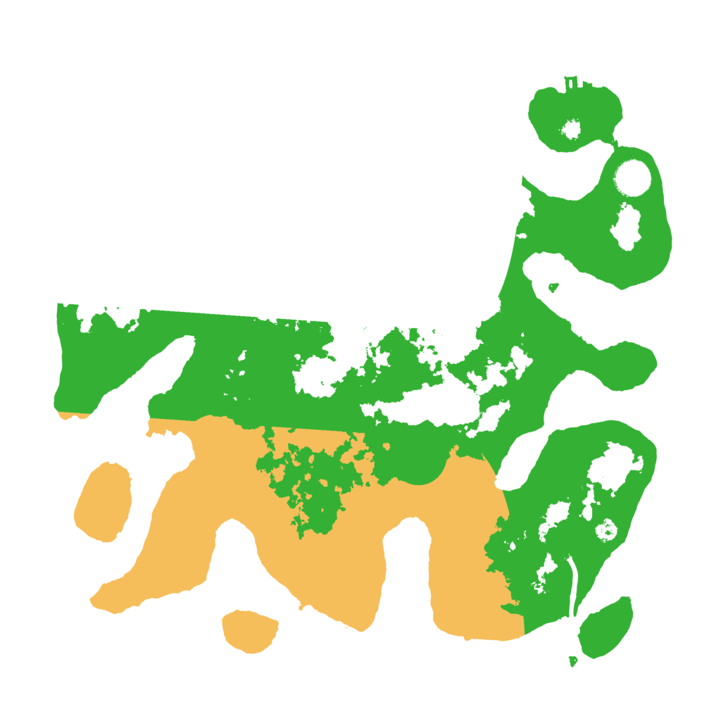 Biome Rust Map: Procedural Map, Size: 3500, Seed: 5267617