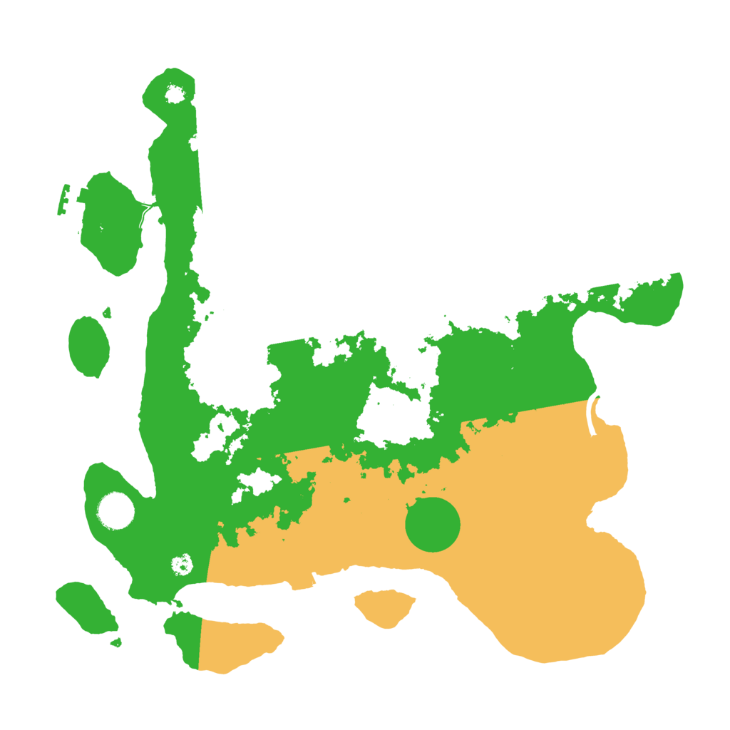 Biome Rust Map: Procedural Map, Size: 3500, Seed: 2314303