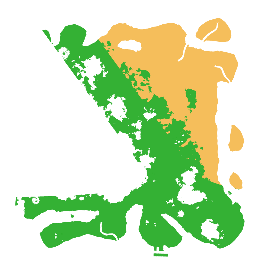 Biome Rust Map: Procedural Map, Size: 3700, Seed: 2175782