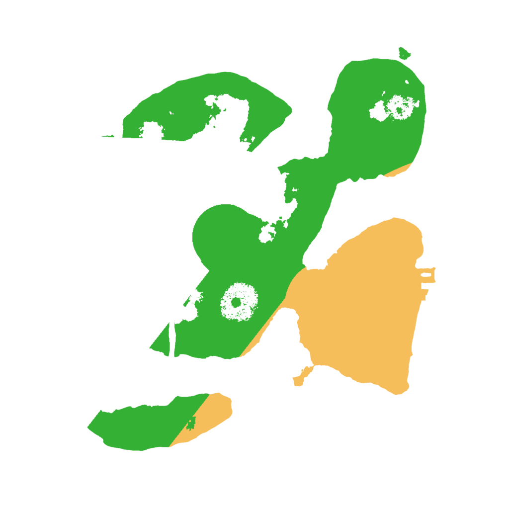 Biome Rust Map: Procedural Map, Size: 2048, Seed: 323443