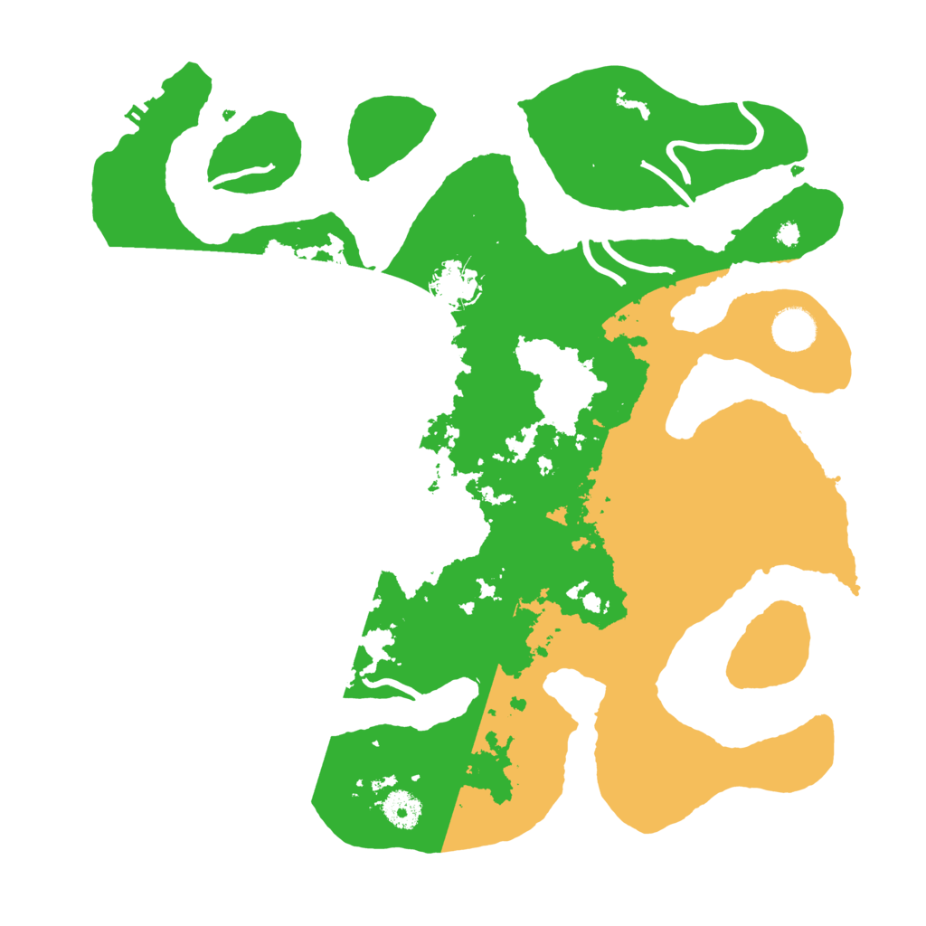 Biome Rust Map: Procedural Map, Size: 3700, Seed: 1451962