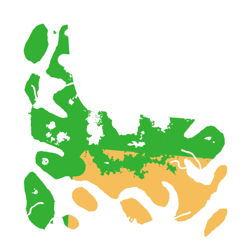 Biome Rust Map: Procedural Map, Size: 3700, Seed: 6424955