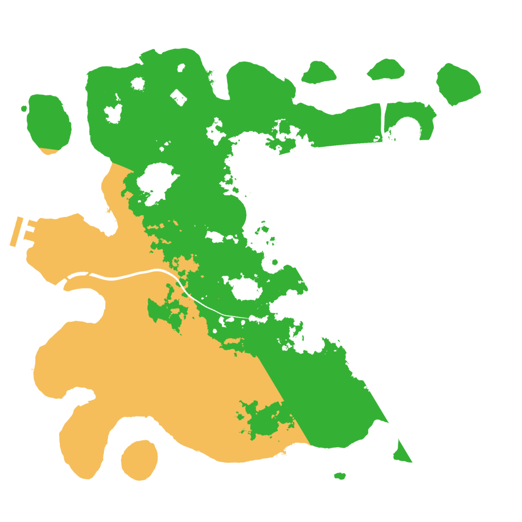 Biome Rust Map: Procedural Map, Size: 3500, Seed: 745716
