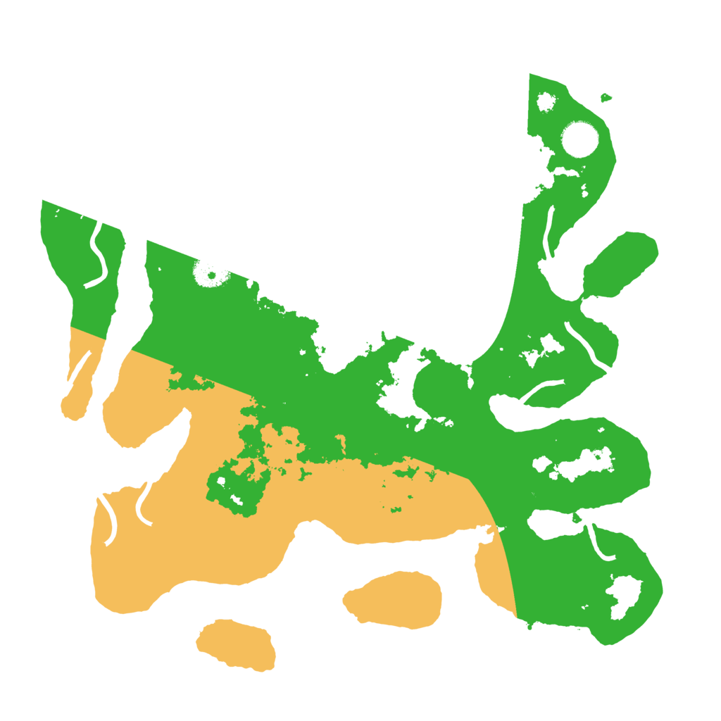Biome Rust Map: Procedural Map, Size: 3500, Seed: 4925344