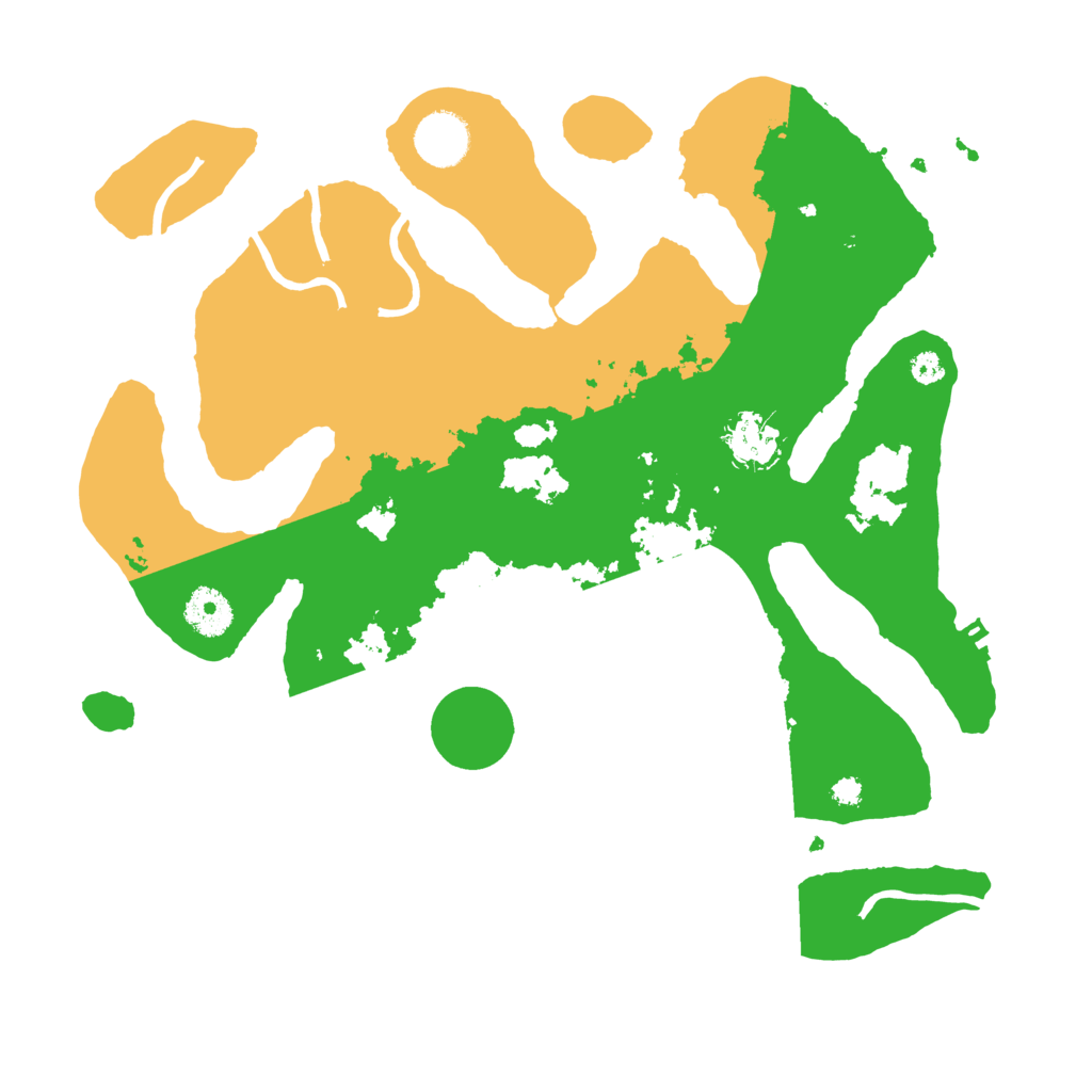 Biome Rust Map: Procedural Map, Size: 3500, Seed: 6172087
