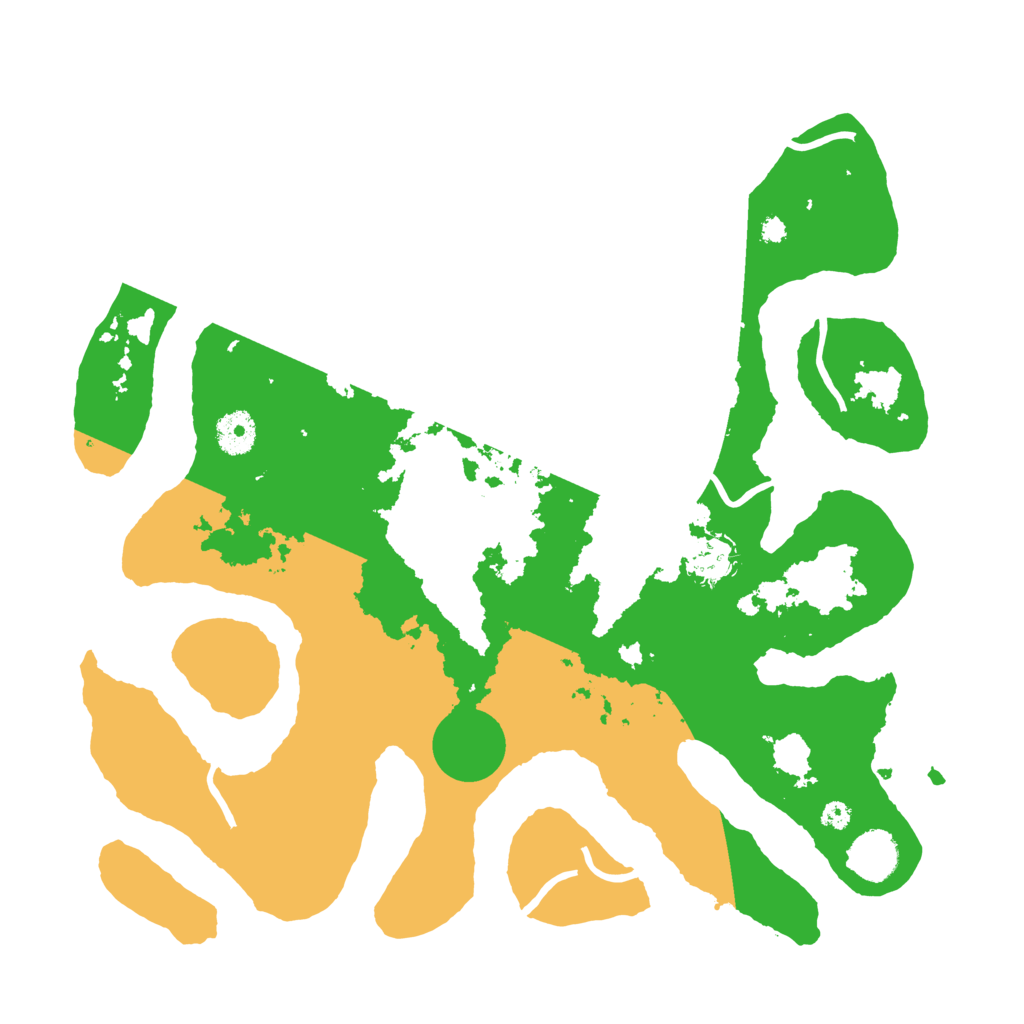 Biome Rust Map: Procedural Map, Size: 3700, Seed: 737572
