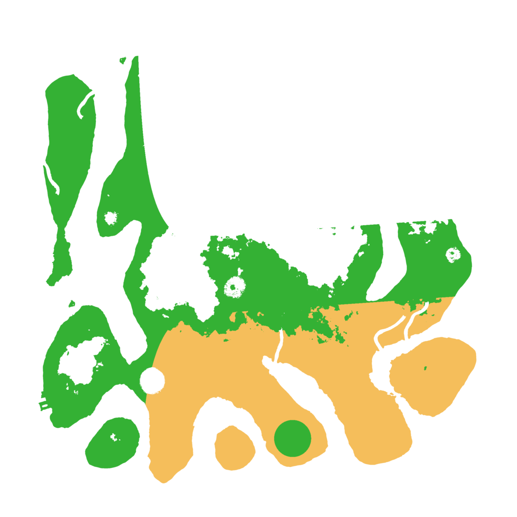 Biome Rust Map: Procedural Map, Size: 3700, Seed: 164859