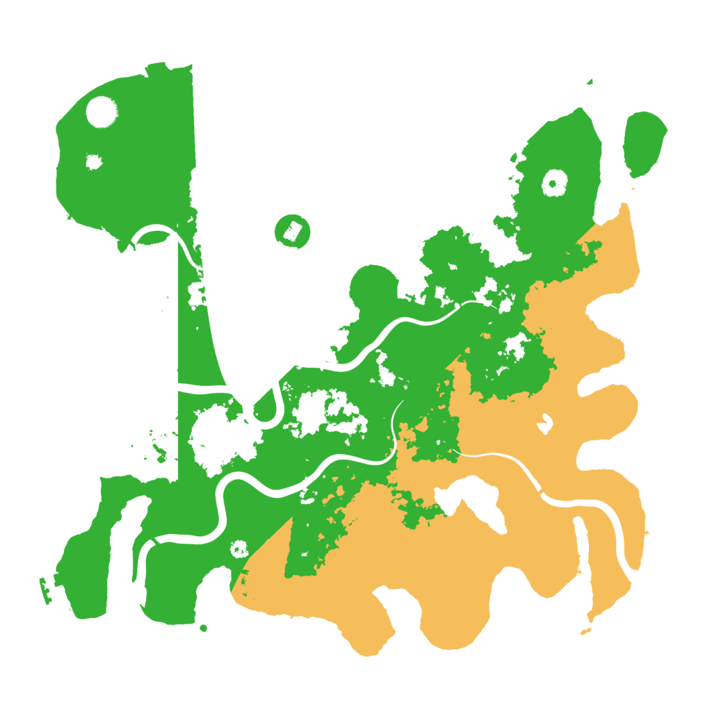 Biome Rust Map: Procedural Map, Size: 4000, Seed: 22760511