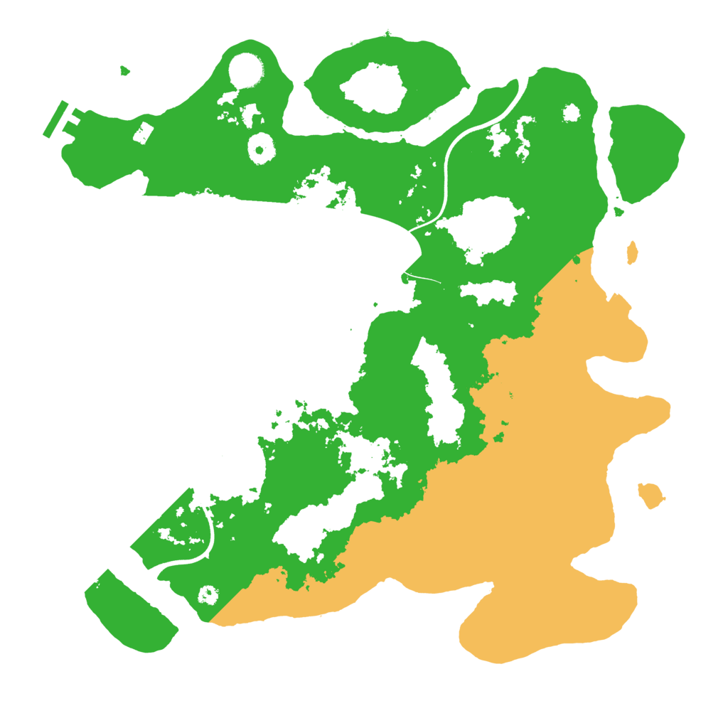 Biome Rust Map: Procedural Map, Size: 3700, Seed: 1756242