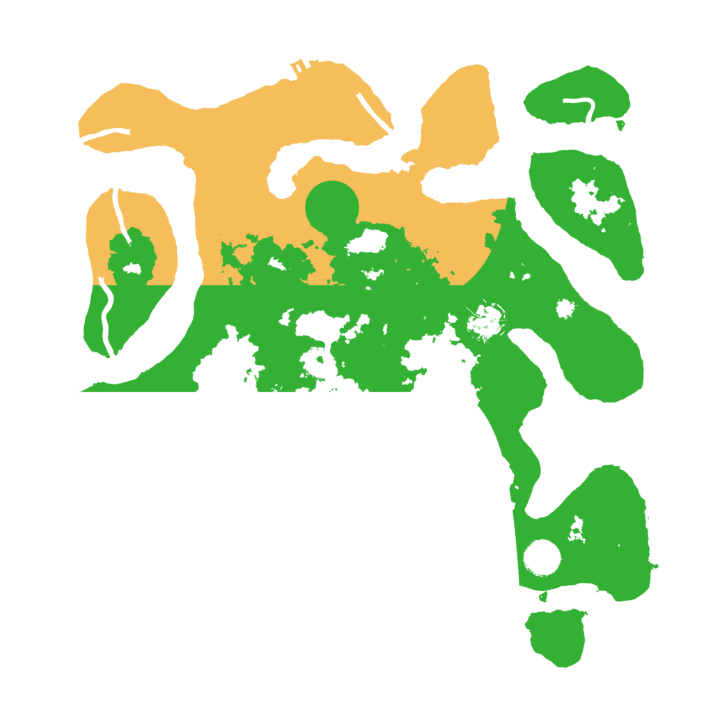 Biome Rust Map: Procedural Map, Size: 3500, Seed: 1967483
