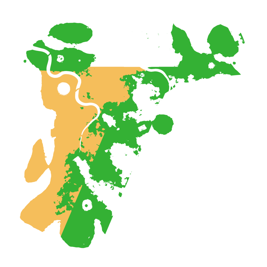 Biome Rust Map: Procedural Map, Size: 3700, Seed: 1028218
