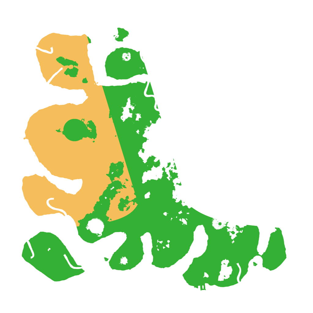 Biome Rust Map: Procedural Map, Size: 3700, Seed: 2240389