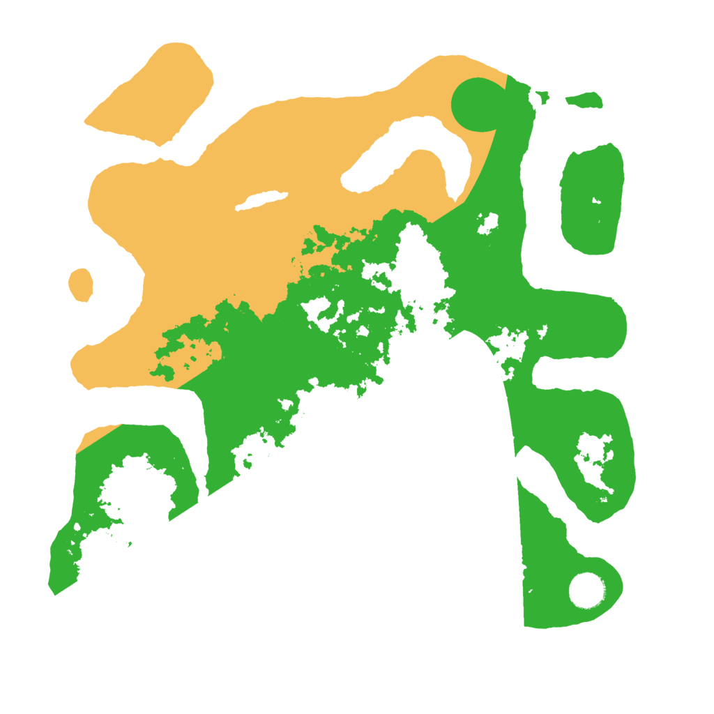 Biome Rust Map: Barren, Size: 3500, Seed: 5771983