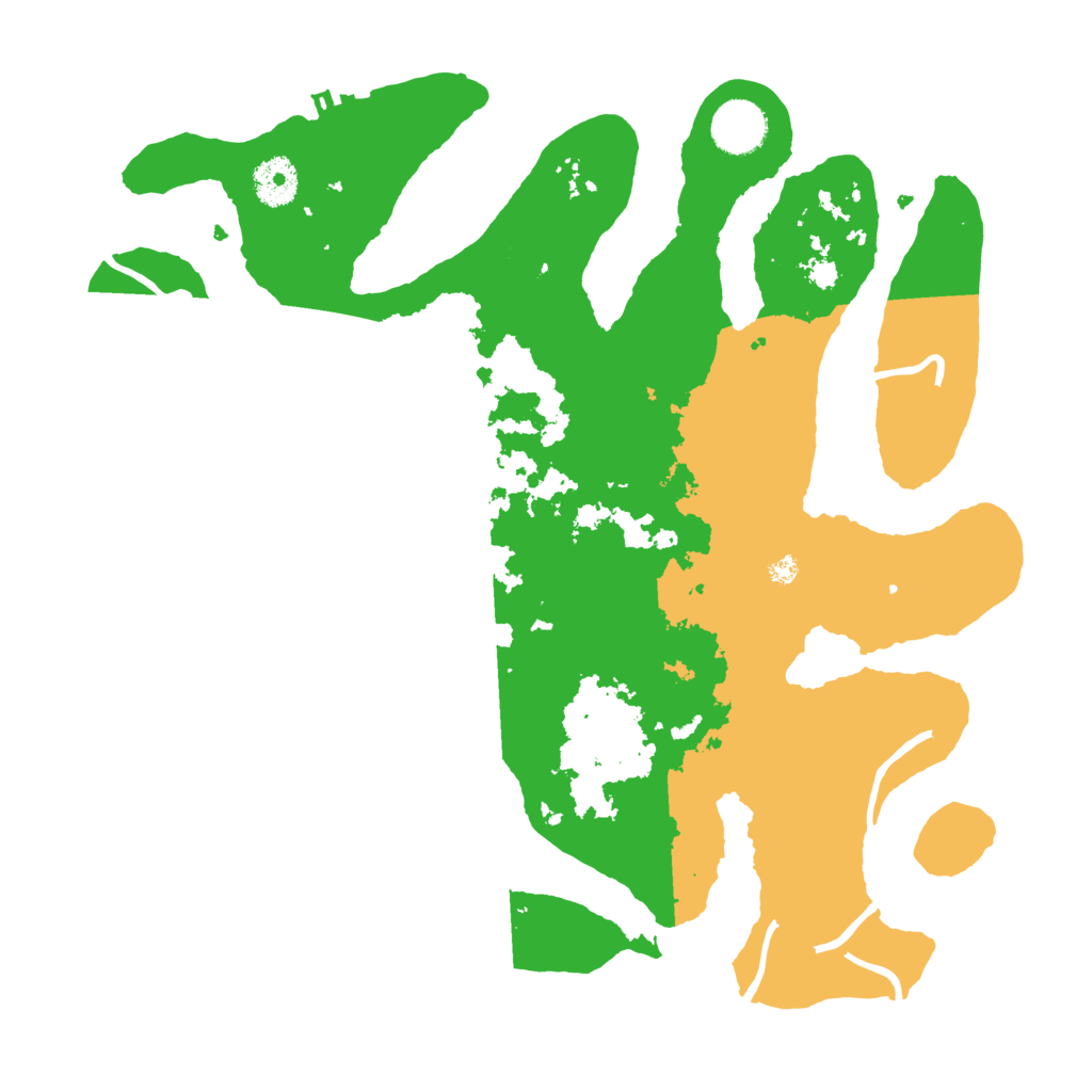 Biome Rust Map: Procedural Map, Size: 3500, Seed: 5766255