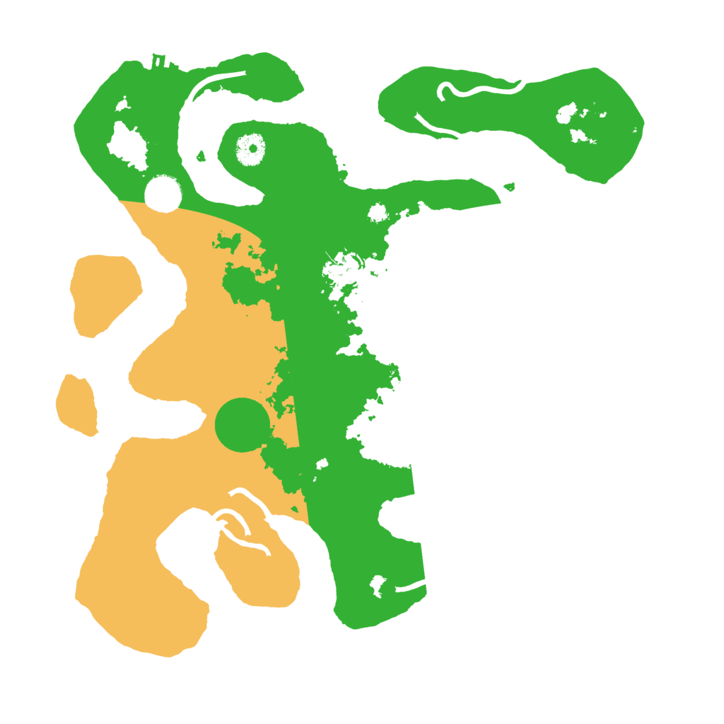 Biome Rust Map: Procedural Map, Size: 3500, Seed: 4908333