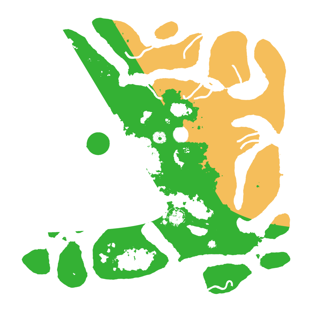 Biome Rust Map: Procedural Map, Size: 3700, Seed: 660933