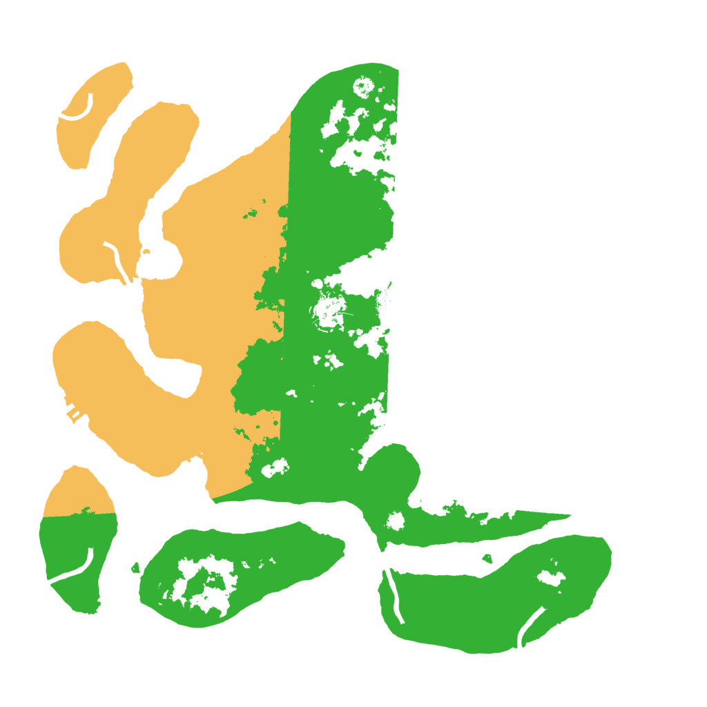 Biome Rust Map: Procedural Map, Size: 3500, Seed: 3491867