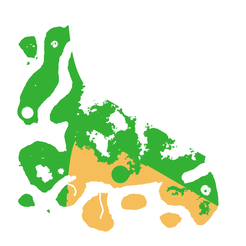 Biome Rust Map: Procedural Map, Size: 3700, Seed: 5038949