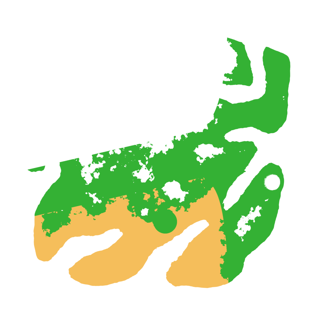 Biome Rust Map: Barren, Size: 3500, Seed: 3643366