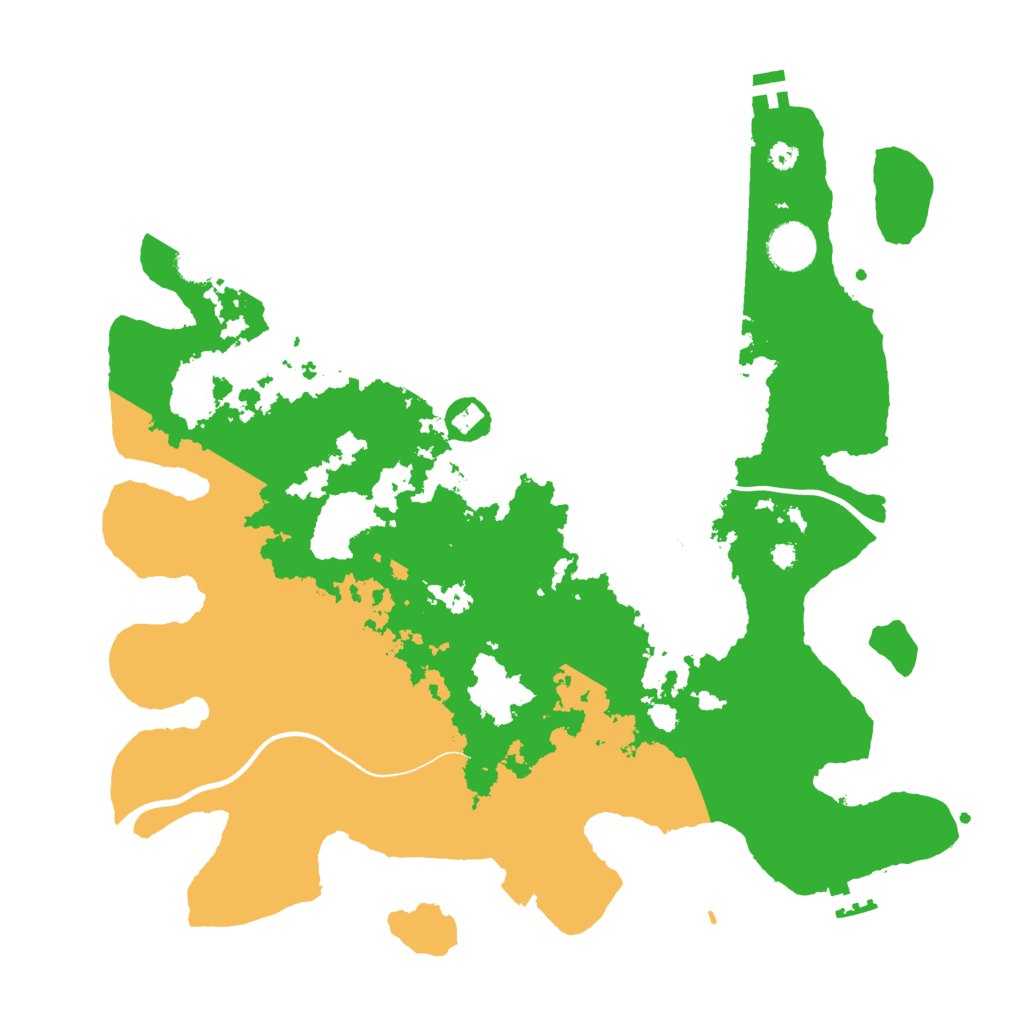 Biome Rust Map: Procedural Map, Size: 3700, Seed: 2923638