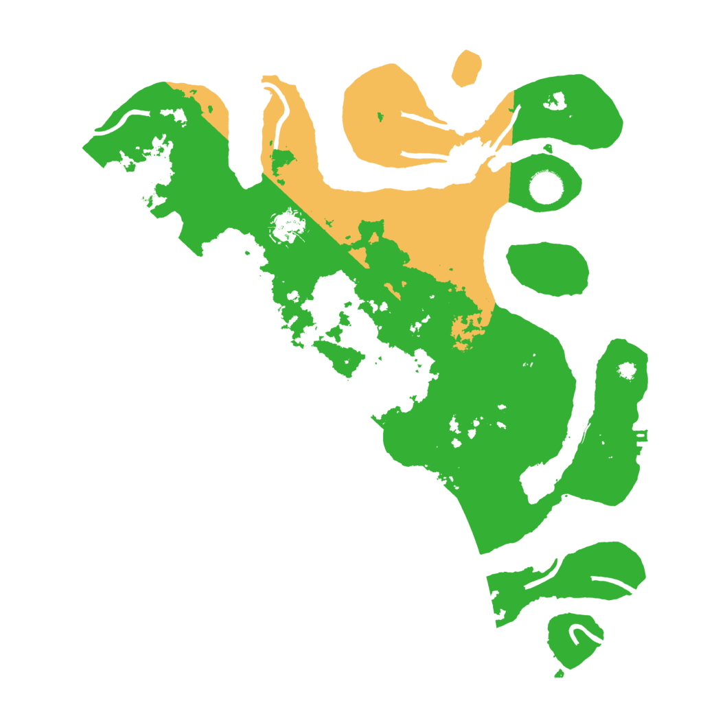 Biome Rust Map: Procedural Map, Size: 3700, Seed: 1196759